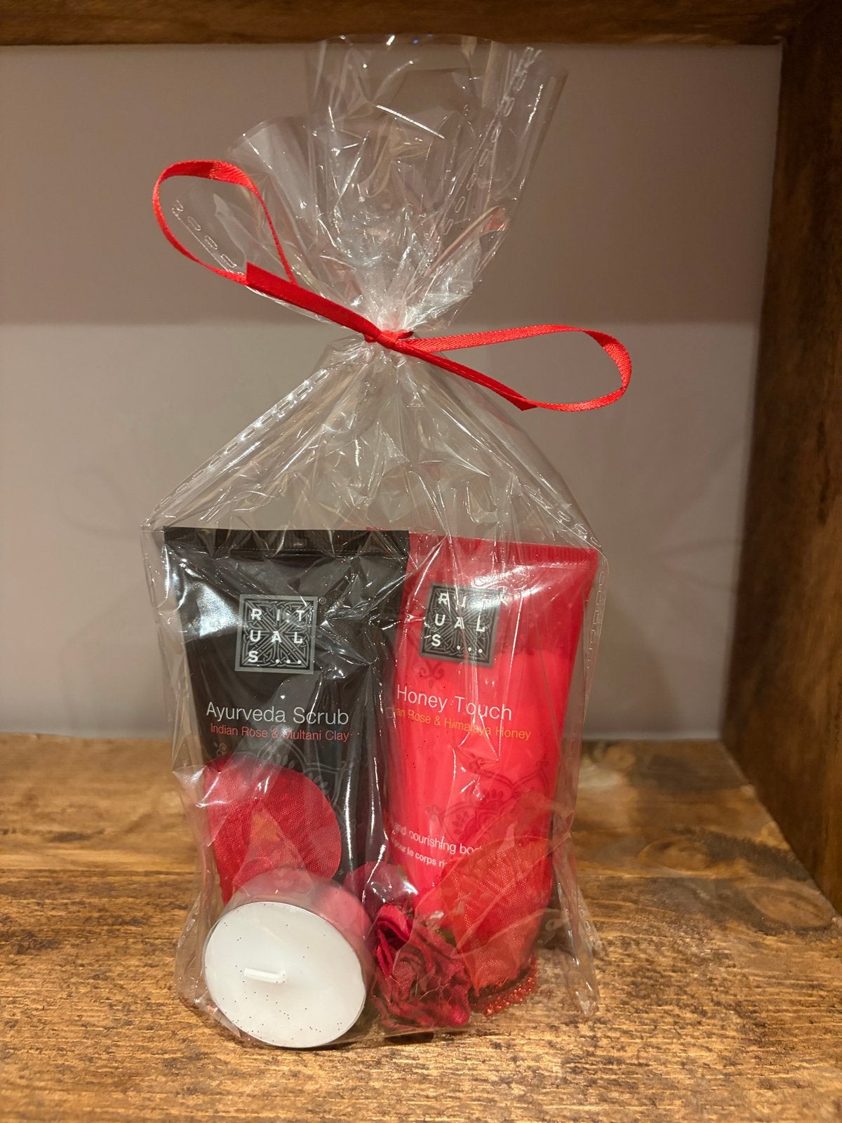 Rituals Cadeauset: Ayurveda Scrub & Honey Touch Bodycrème, Ophalen, Nieuw, Bodylotion, Crème of Olie