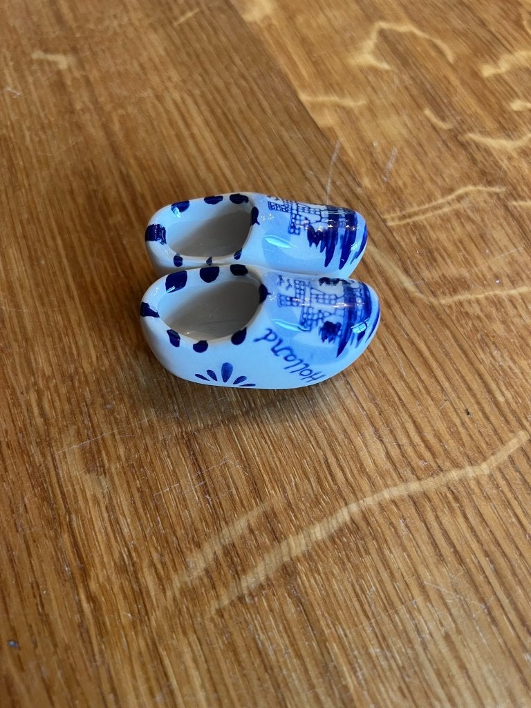 Souvenir Klompen Koelkastmagneet Holland Porselein- NIEUW, Ophalen of Verzenden, Nieuw, Reclamebord
