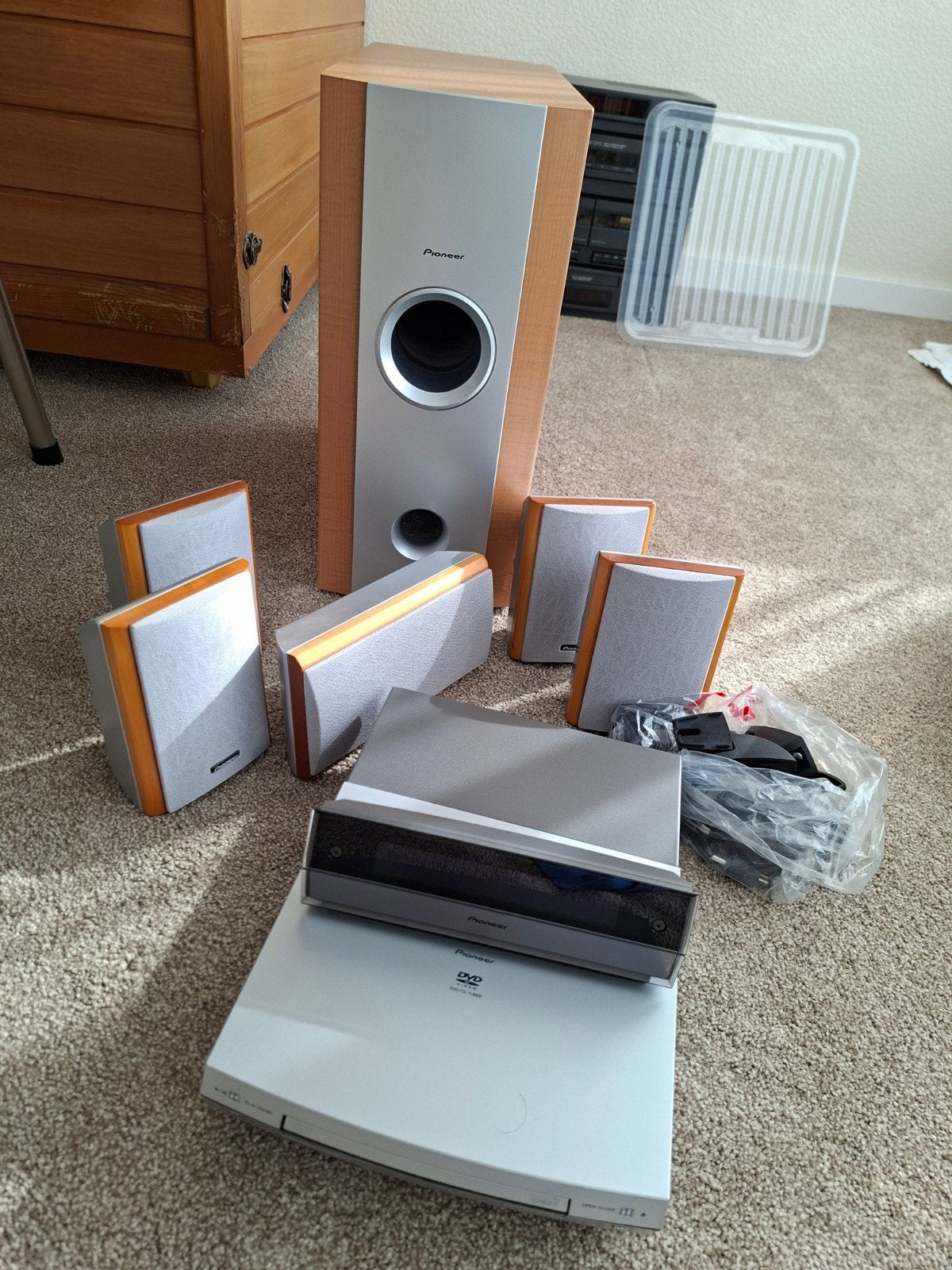 Pioneer Dolby Surround 5.1 Speakerset, Audio, Tv en Foto, Luidsprekers, Ophalen, Gebruikt, Pioneer, Minder dan 60 watt