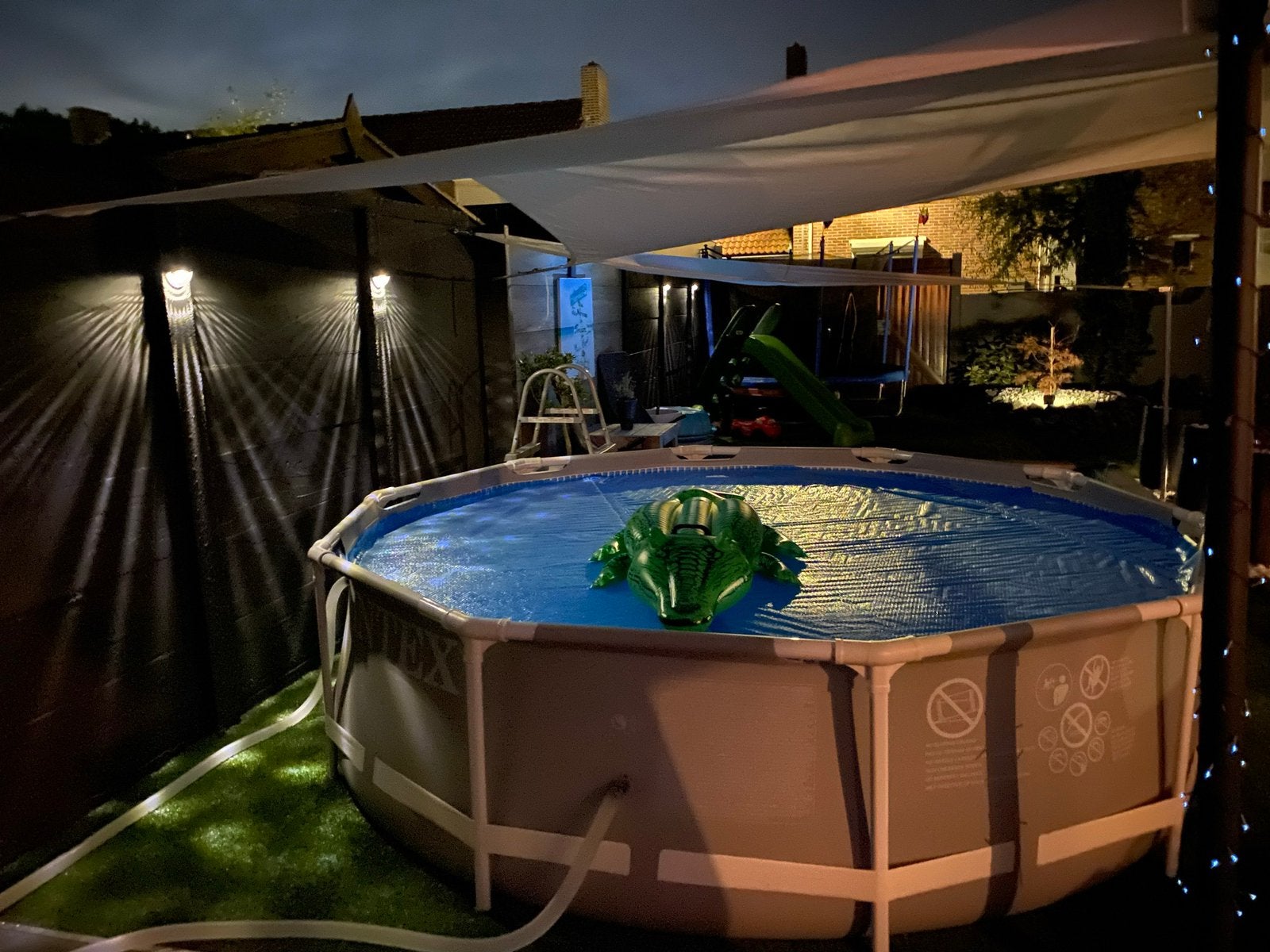 Intex zwembad complete set met warmtepomp – direct zwemklaar, Tuin en Terras, Zwembad-toebehoren, Ophalen, Zo goed als nieuw