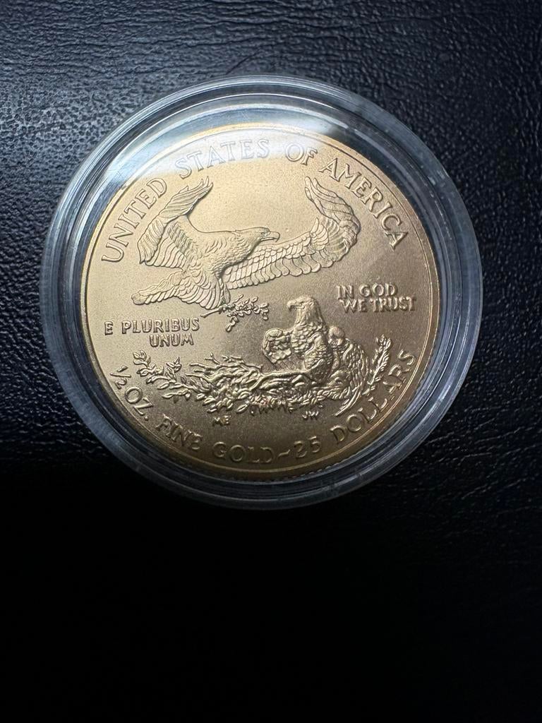 U.S.A. 25 dollars 2004 1/2 oz goud. 6% boven koers, Ophalen of Verzenden, Goud