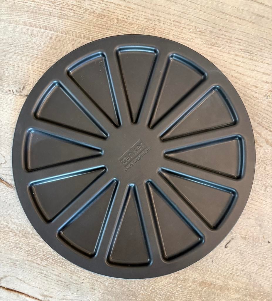 Zenker biscuit crackers Bakvorm - 12 punten, Overige typen, Ophalen of Verzenden, Zo goed als nieuw, Zwart