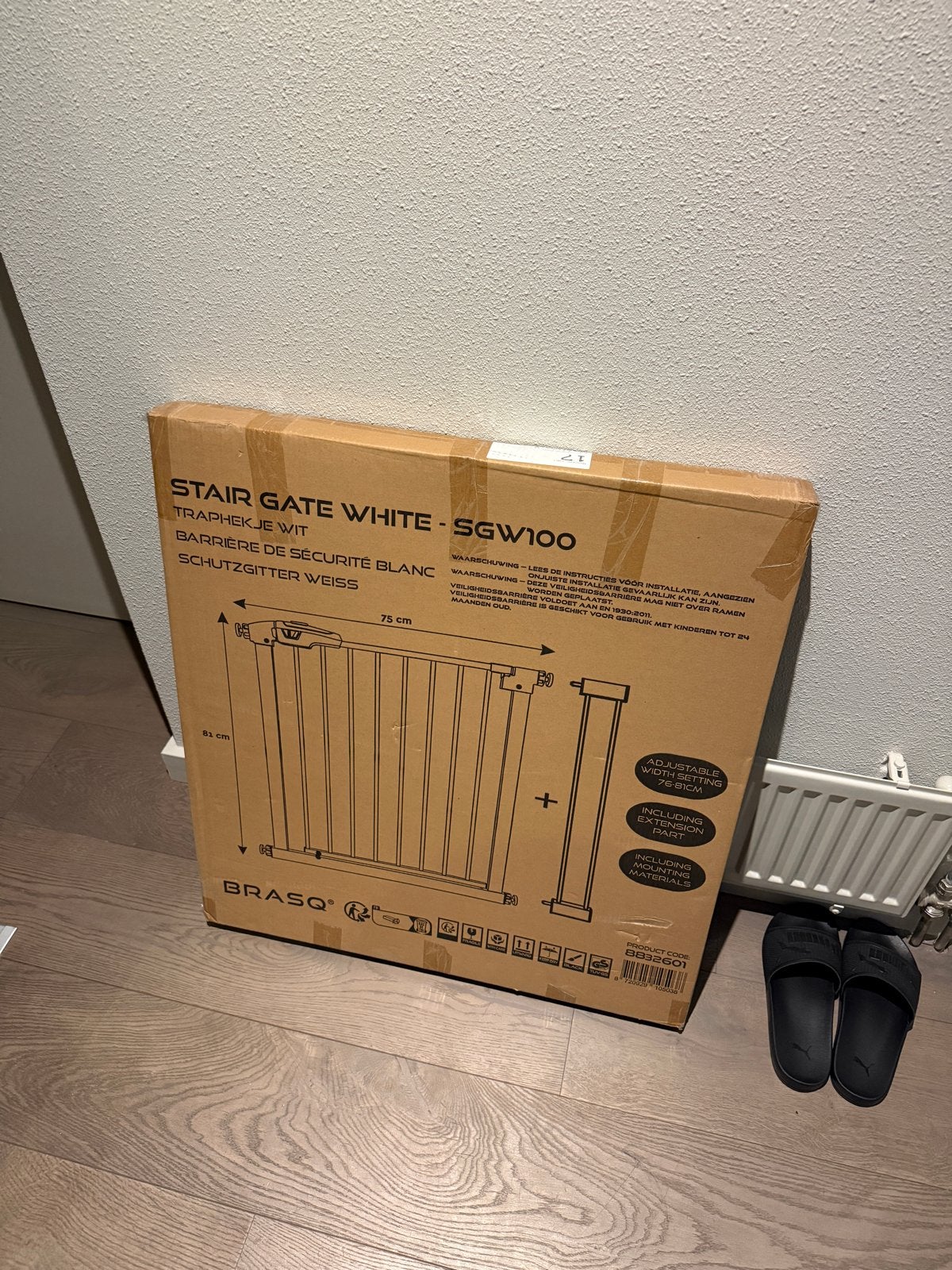 BRASQ Traphekje Wit - SGW100 (Nieuw in doos), Kinderen en Baby's, Ophalen, Nieuw, Klemhekje, Metaal of IJzer
