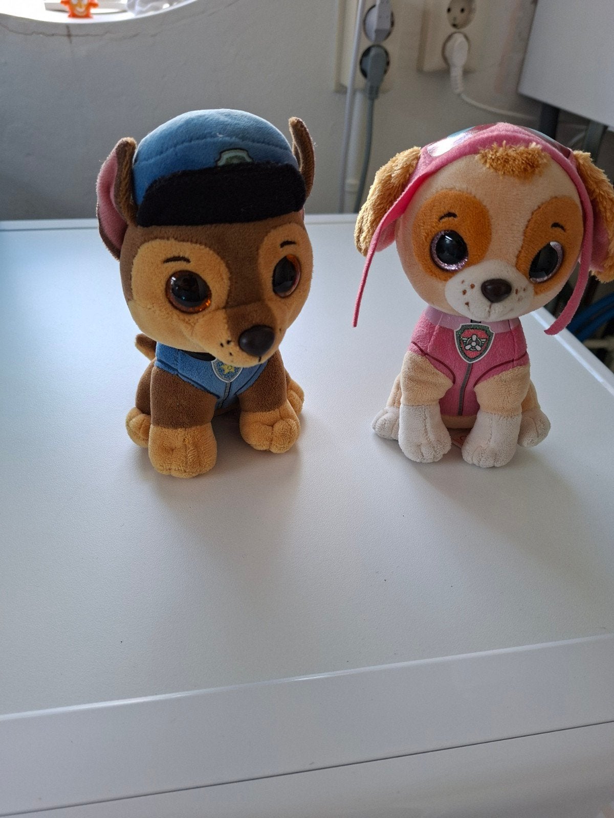 Chase en Skye knuffel Paw patrol, Ophalen of Verzenden, Zo goed als nieuw