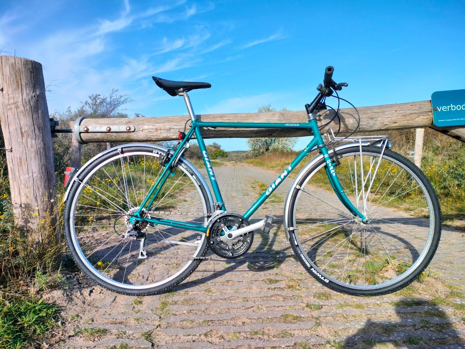 Mooie Giant Trooper, Fietsen en Brommers, Ophalen, 28 inch, Gebruikt, Staal