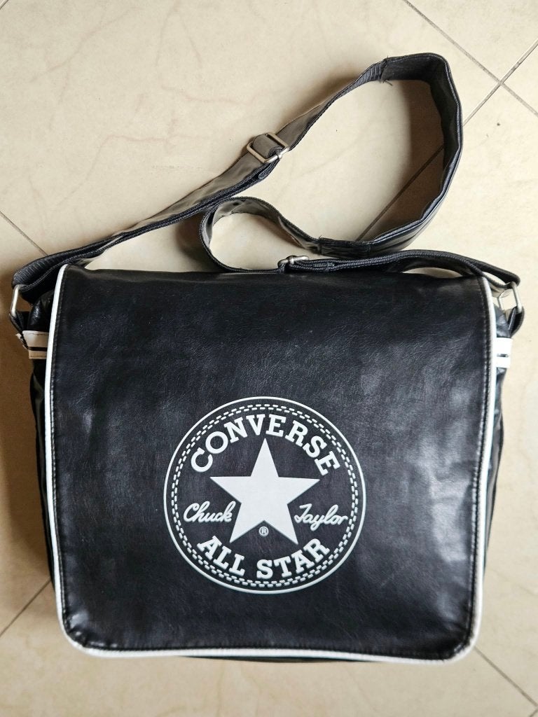 Converse All Star schoudertas (beschadigde), Ophalen of Verzenden, Gebruikt, Zwart, Overige merken