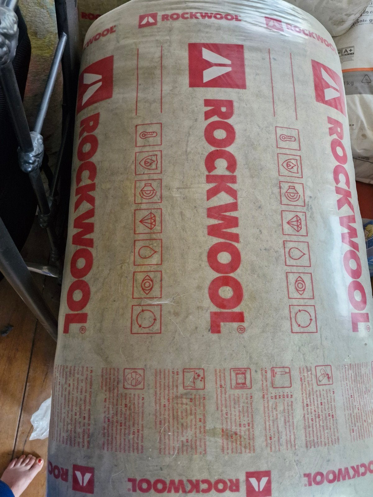 Rockwool steenwol isolatie pakken 4x, Ophalen, 4 tot 8 cm, Nieuw, Steenwol