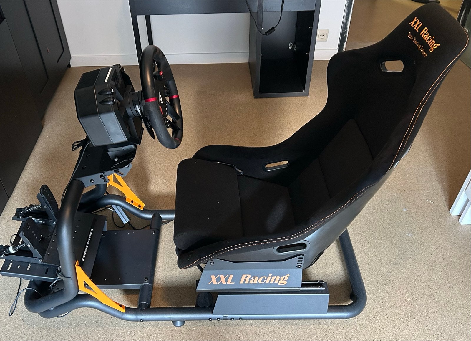 Complete Race Sim: Thrustmaster T598-P Bundel & XXL Racing, Ophalen, Overige merken, Zo goed als nieuw