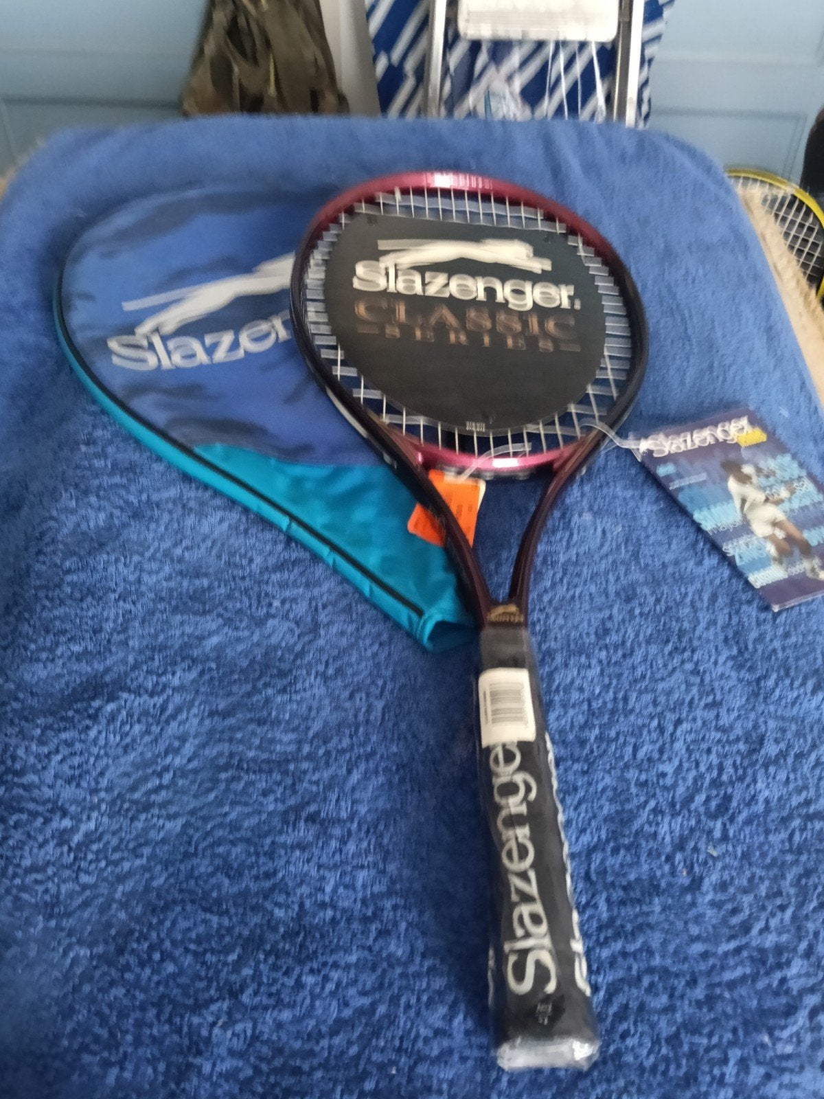 SLAZENGER CLASSIC SERIES CARBO MIDPLUS  RACKET (NEW ) MET, Ophalen, Nieuw, Racket, Overige merken
