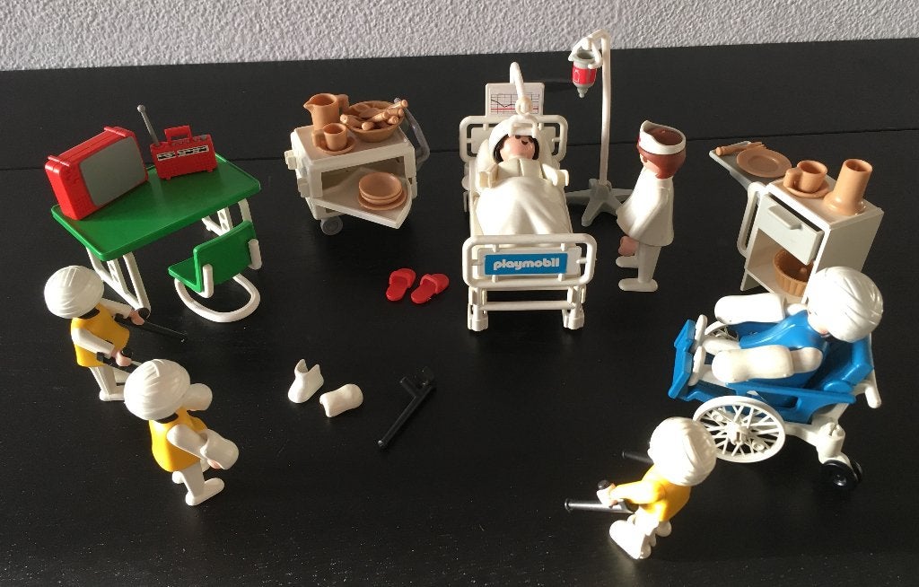 Playmobil - Ziekenhuiskamer / Ziekenhuis Kamer, Ophalen of Verzenden, Zo goed als nieuw, Complete set, Overige typen