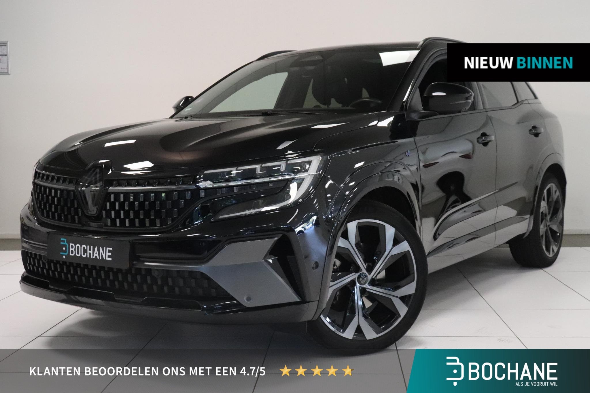 Renault Austral 1.2 E-Tech full hybrid 200 iconic esprit Alp, Auto's, Gebruikt, 1199 cc, Zwart, Bedrijf