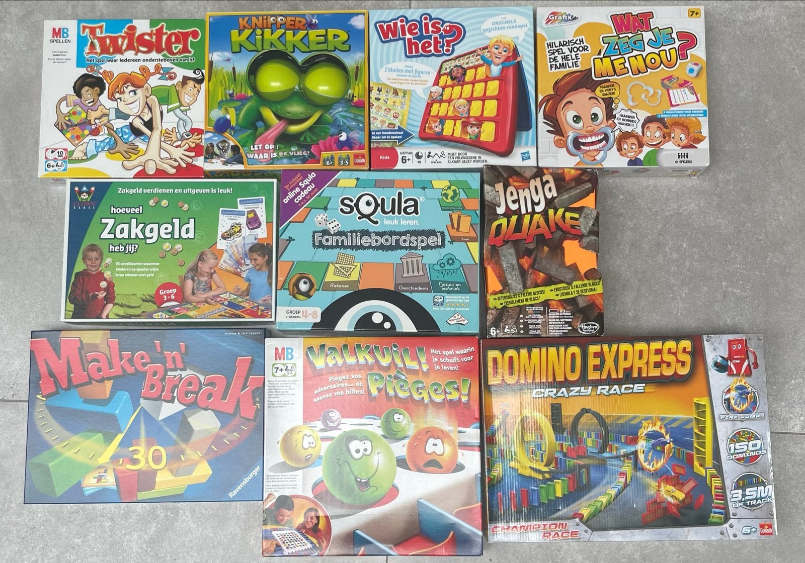 Grote collectie bordspellen en educatieve spellen, Hobby en Vrije tijd, Gezelschapsspellen | Bordspellen, Een of twee spelers