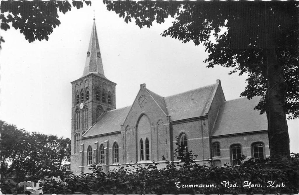 388-437-037 Tzummarum Ned Herv Kerk, Verzenden, Voor 1920, Friesland