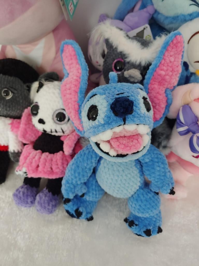 Stitch amigurumi, Kinderen en Baby's, Speelgoed | Knuffels en Pluche, Ophalen of Verzenden, Overige typen