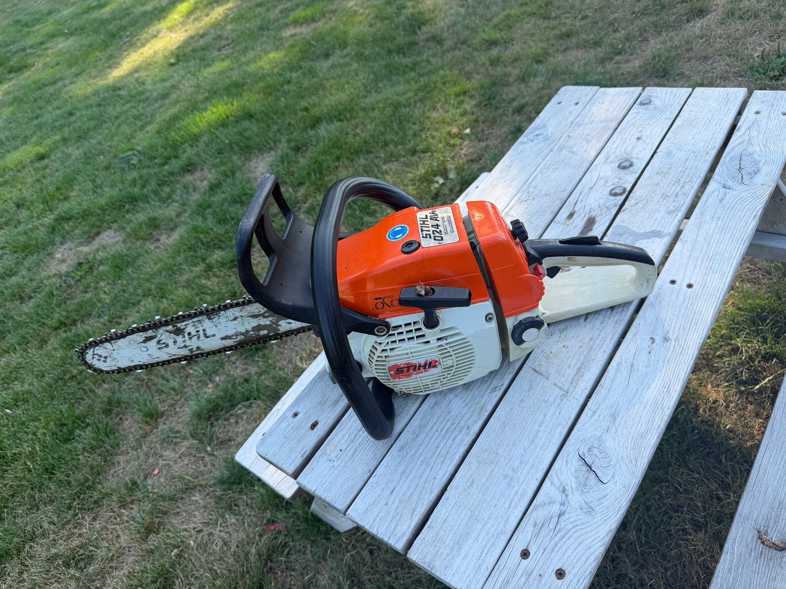 ‼️ Stihl 024 av kettingzaag ‼️, Ophalen, Zo goed als nieuw