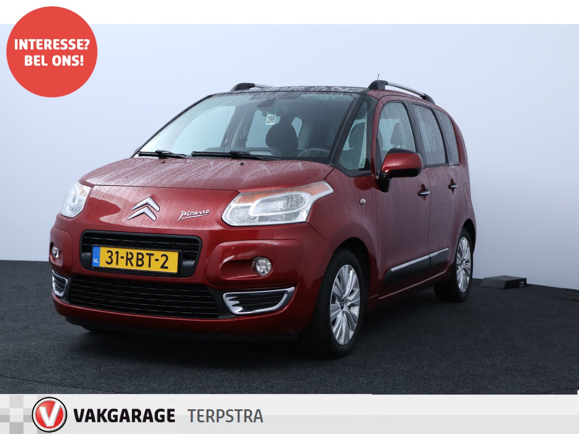Citroën C3 Picasso 1.4 VTi Exclusive/ Trekhaak/ 16'' LMV/ P, Auto's, Voorwielaandrijving, Euro 5, Stof, Gebruikt