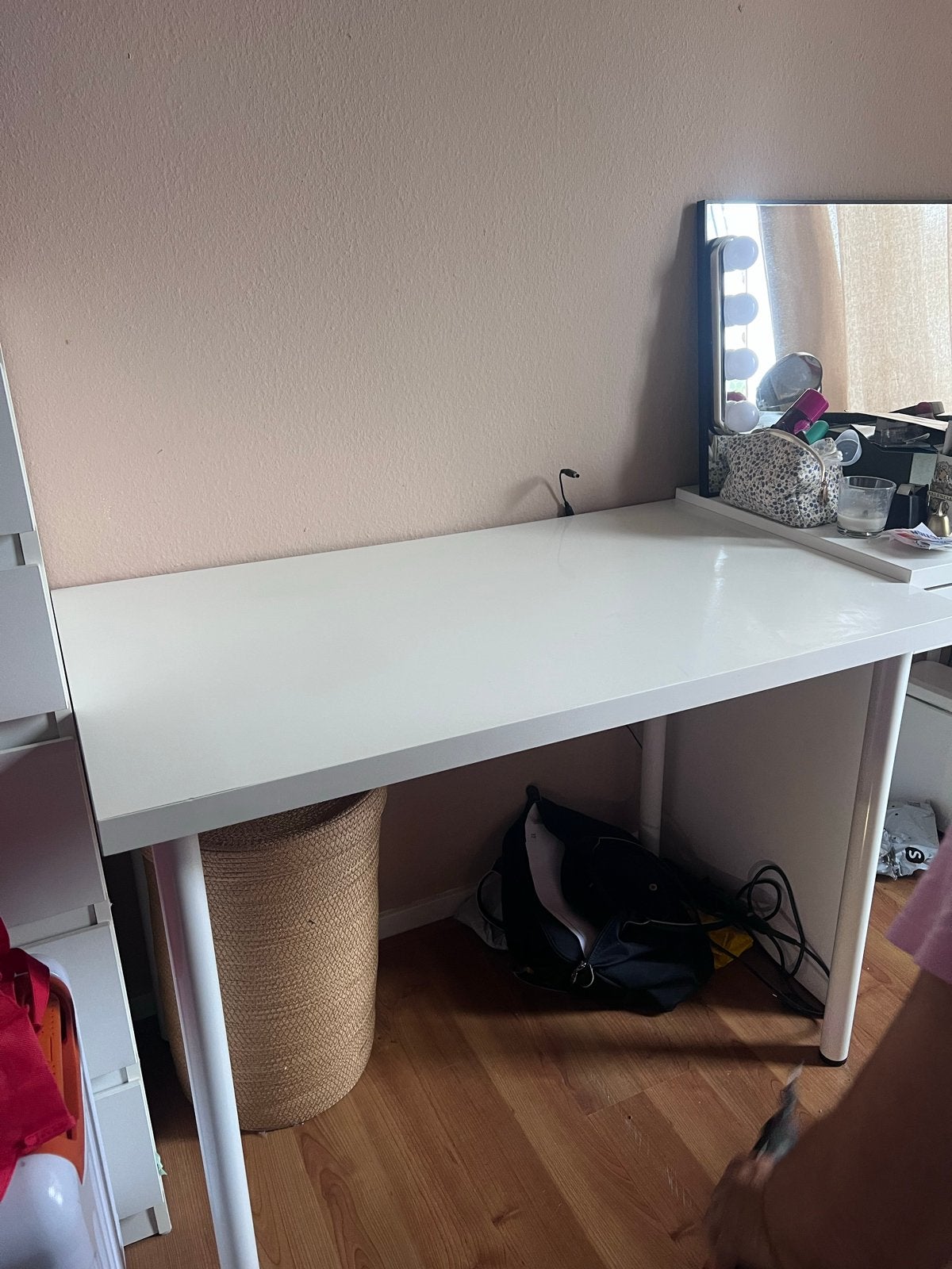 IKEA Linnmon/adils bureau/tafel 100x60, Huis en Inrichting, Ophalen, Gebruikt, Spaanplaat of MDF, IKEA