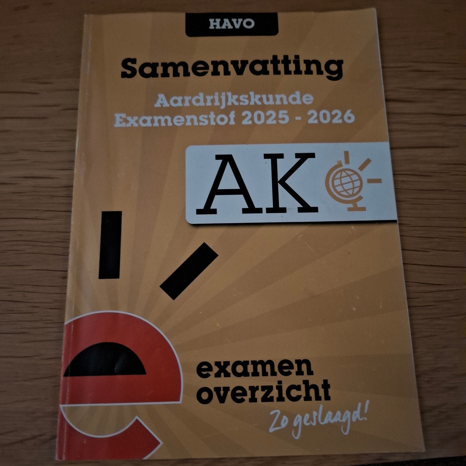Samenvatting Aardrijkskunde Examenstof HAVO 2025-2026, Ophalen of Verzenden, Zo goed als nieuw, HAVO, Aardrijkskunde
