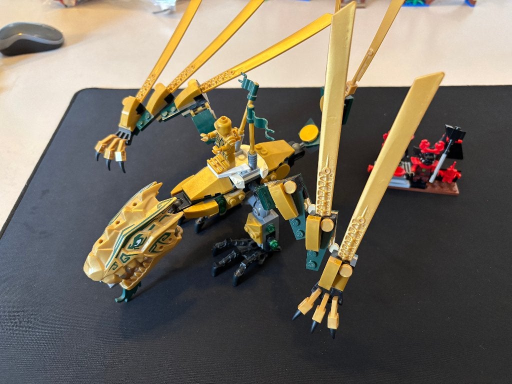 Lego 70503 Golden Dragon Ninjago, Gebruikt, Lego, Ophalen of Verzenden, Compleet