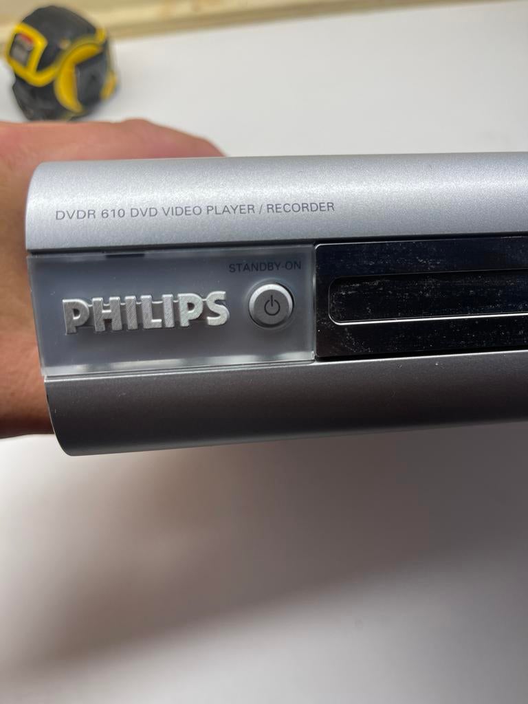 Philips DVDR 610 DVD Video Speler / Recorder, Ophalen of Verzenden, Gebruikt, Dvd-recorder, Philips