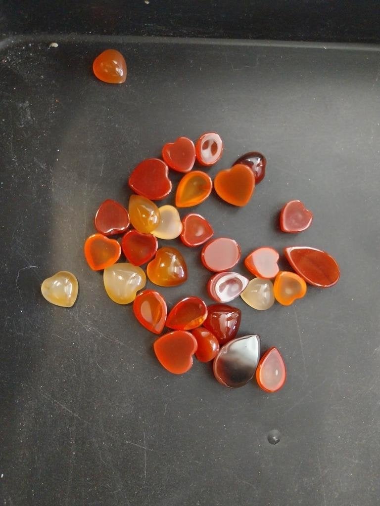 Lot carneool cabochons, Ophalen of Verzenden, Nieuw