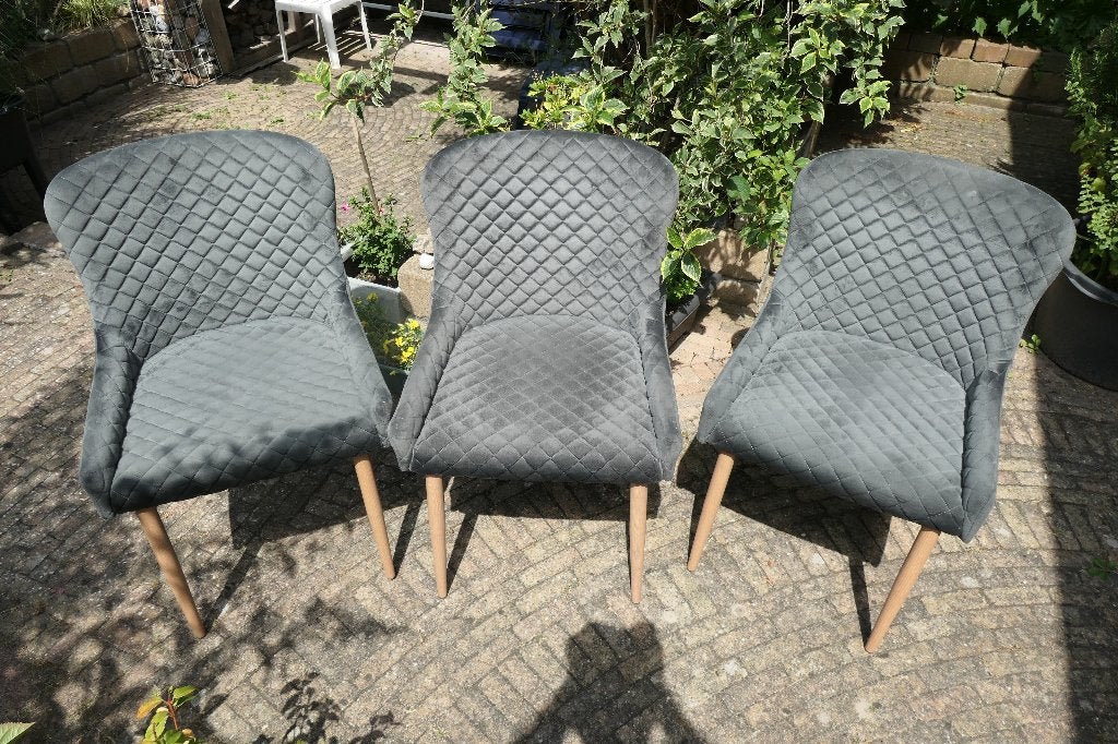 3 mooie zgan huiskamer stoelen, Huis en Inrichting, Ophalen, Drie, Zo goed als nieuw, Stof