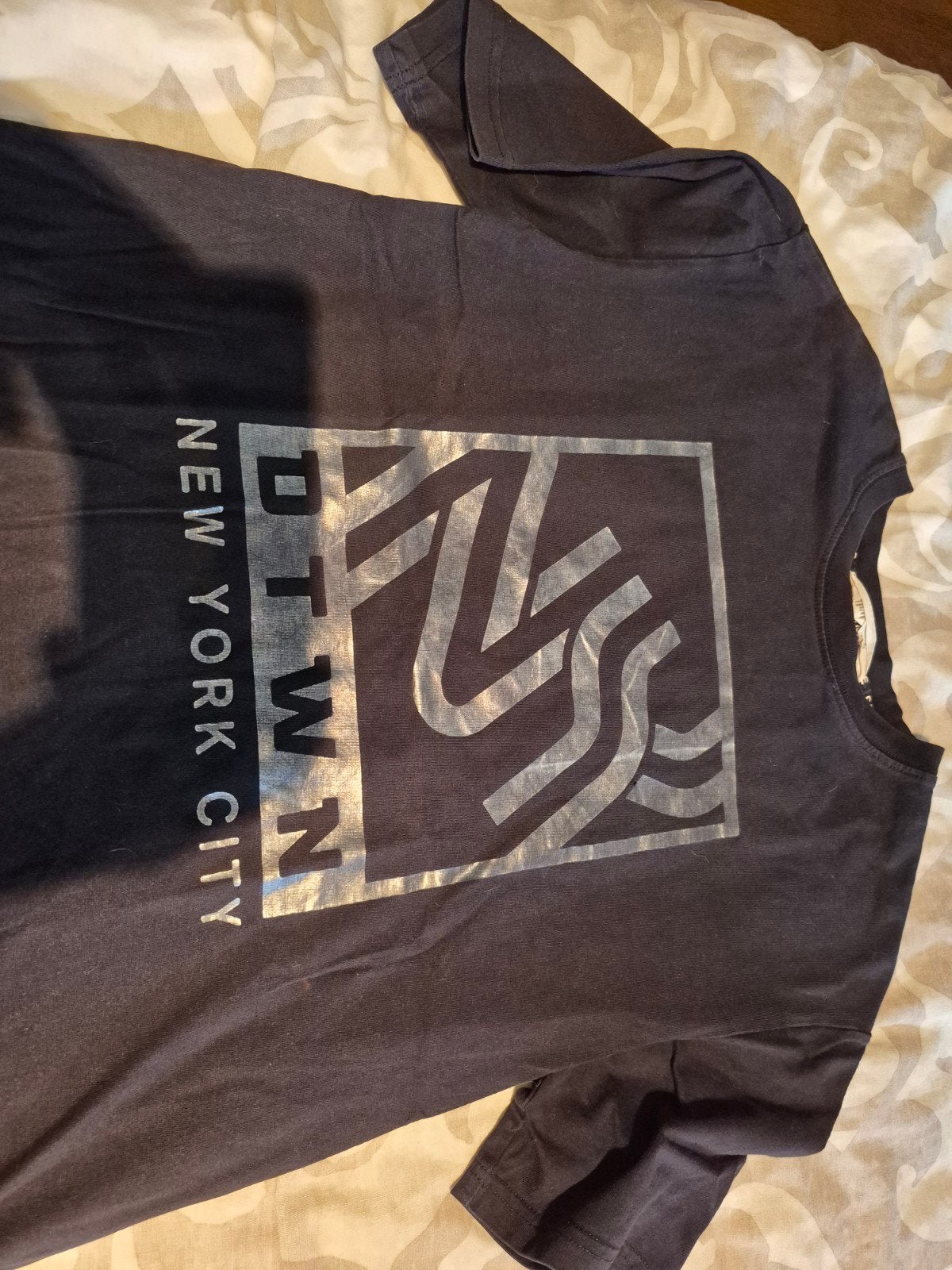 H&M DTWN New York City T-shirt - Maat 158/164, Kinderen en Baby's, Kinderkleding | Maat 158, Ophalen, Jongen of Meisje, H&M, Zo goed als nieuw