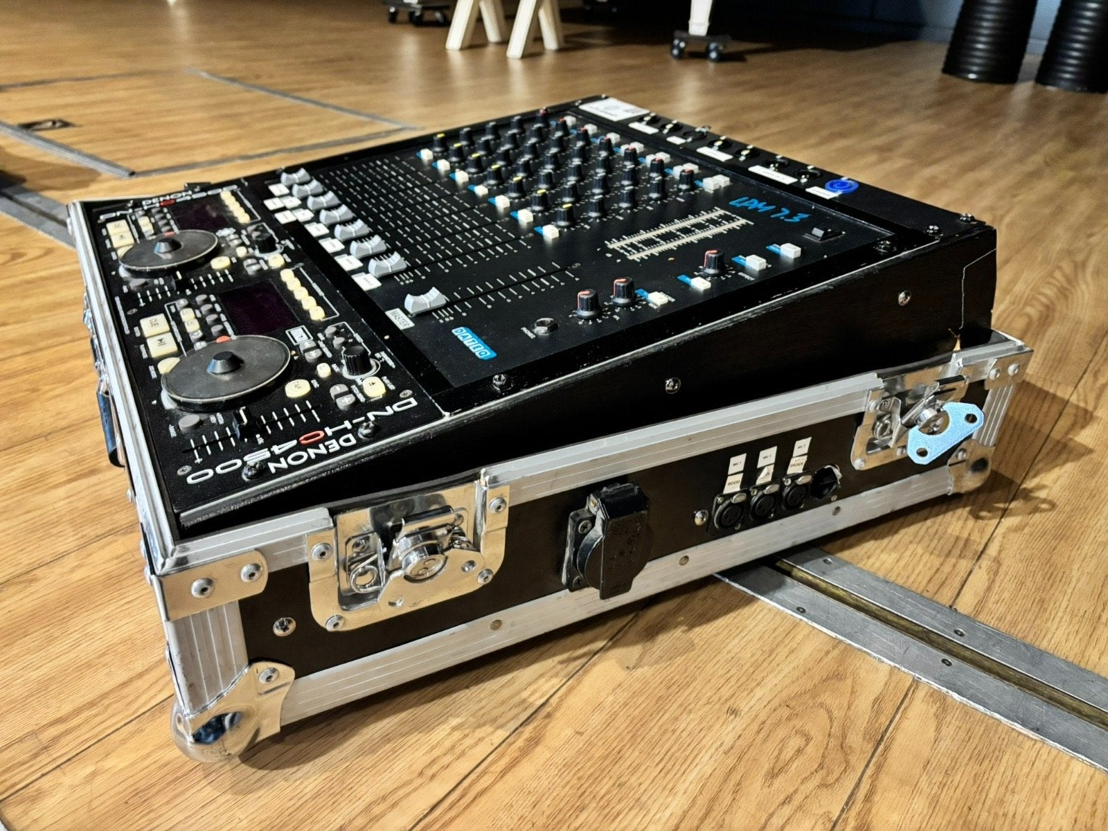 Denon DN-HC4500 DJ-set met mixer en flightcase, Ophalen, Gebruikt, Dj-set, Denon