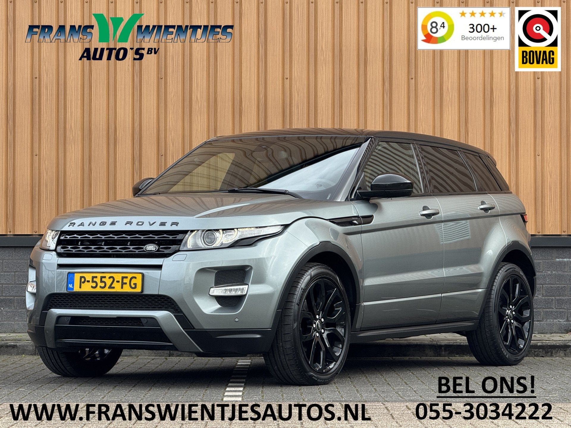Land Rover Range Rover Evoque 2.2 TD4 4WD Dynamic Business E, Auto's, Automaat, Euro 5, Zwart, 4 cilinders