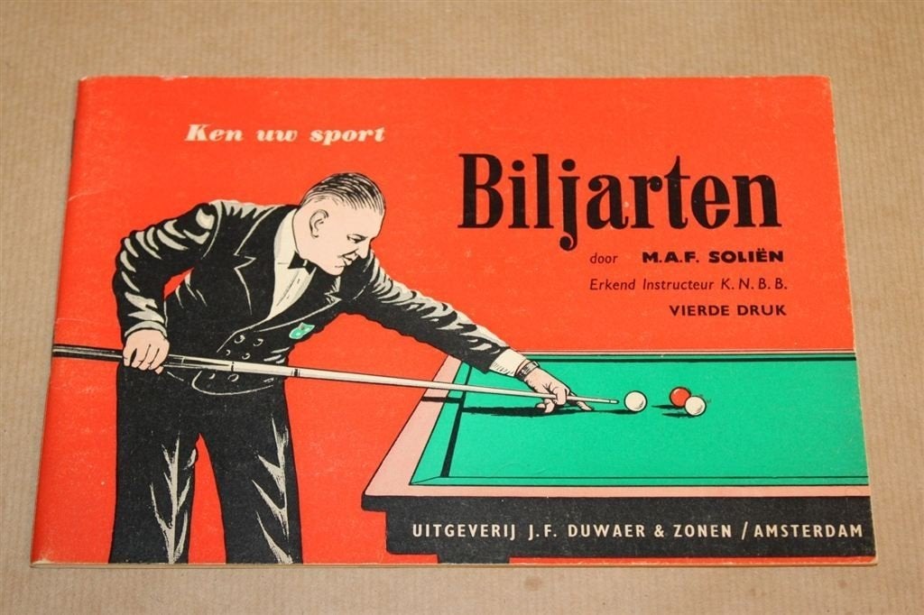 Biljarten - Ken uw sport uitgave - 1960, Boeken, Ophalen of Verzenden, Zo goed als nieuw, Watersport en Hengelsport