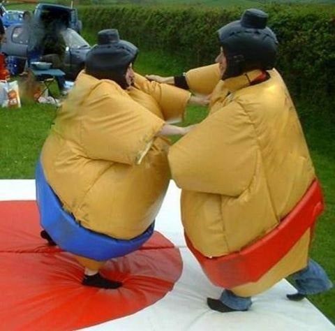 sumo worstelen pakken sumopakken sumoworstelen te huur huren, Hobby en Vrije tijd, Ophalen of Verzenden, Nieuw, Overige