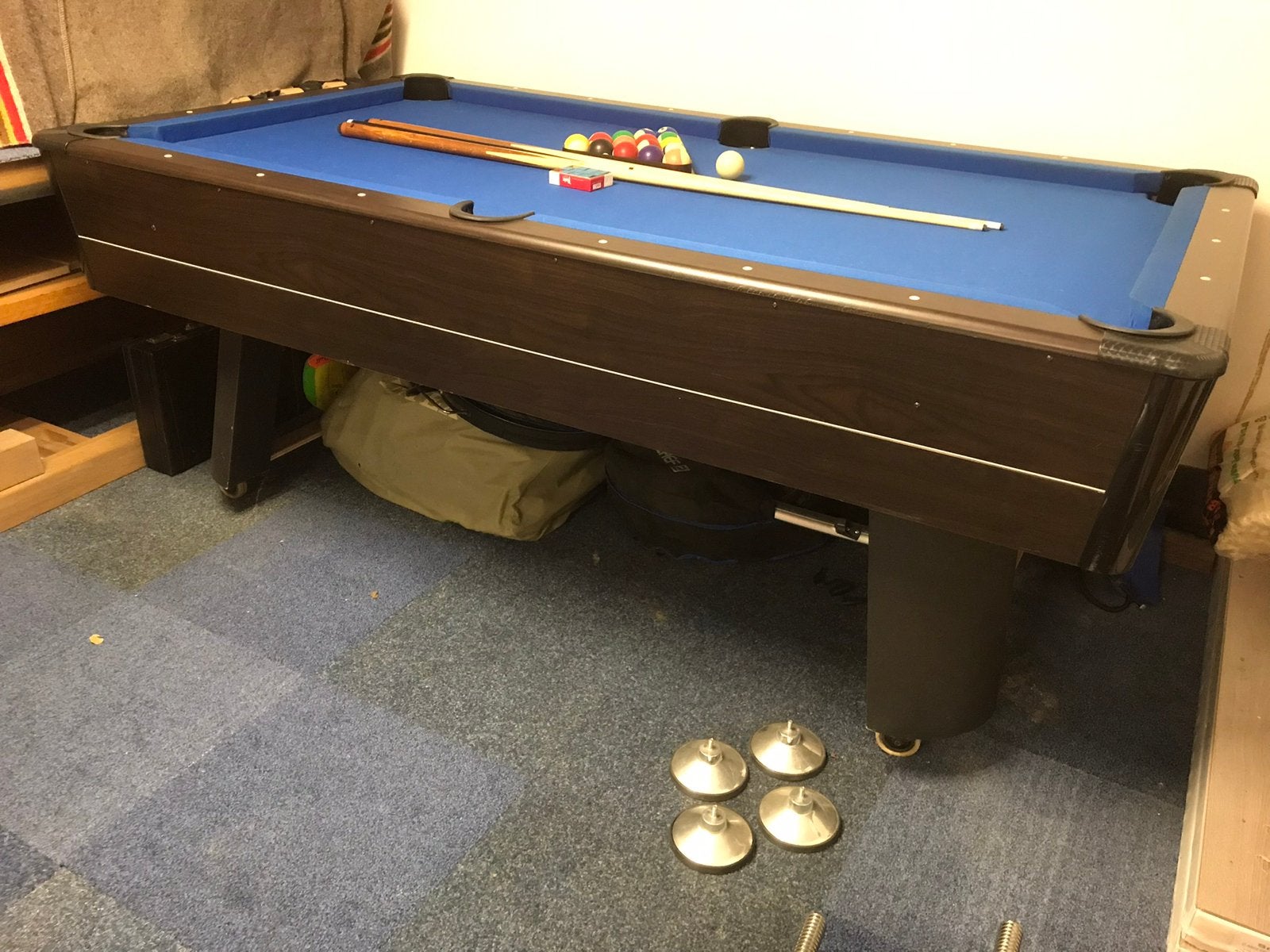 Pool biljart, Sport en Fitness, Ophalen, Gebruikt, Biljarttafel