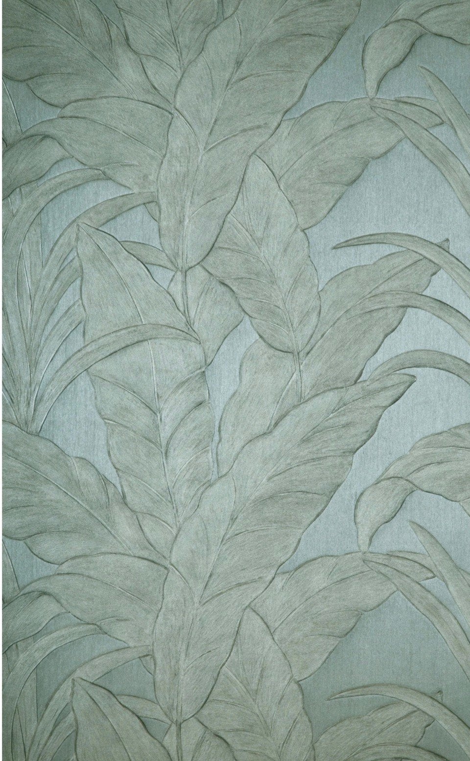Arte Monsoon Musa 75003 Vinyl Behang - Tropisch Bladpatroon, Ophalen, Bladeren, Natuurlijk, Arte