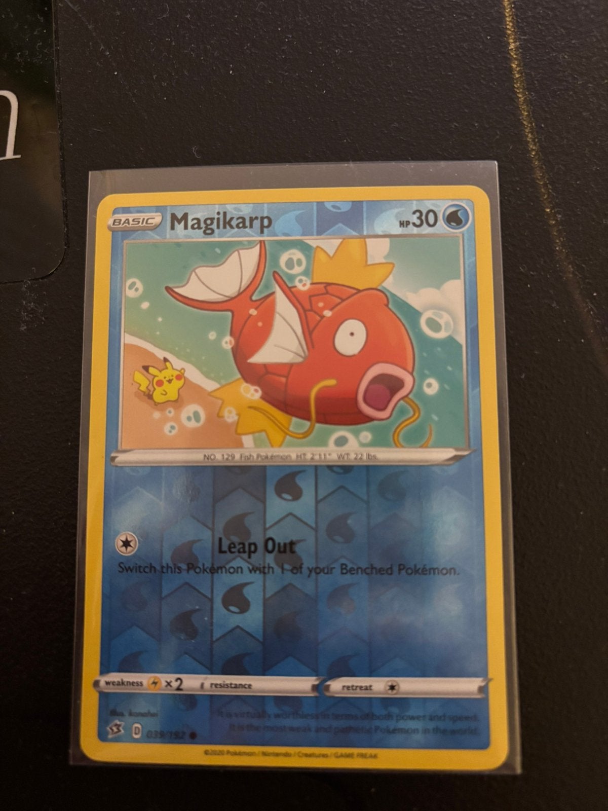 Pokemon tcg magicarp D 039 reversed holo, Ophalen of Verzenden, Losse kaart