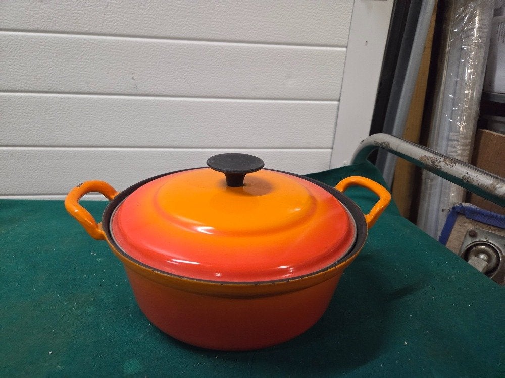 gietijzeren braadpan oranje, Ophalen of Verzenden, 'T Olde Gre-j, Info@toldegrej.nl, Endepoelstraat 20f Didam