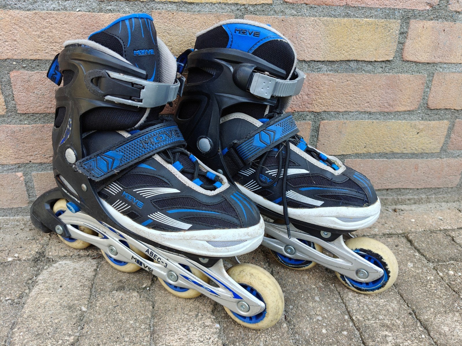 Inline skates Move Junior (maat 38-41) met bescherming., Overige merken, Kinderen, Ophalen of Verzenden, Inline skates 4 wielen