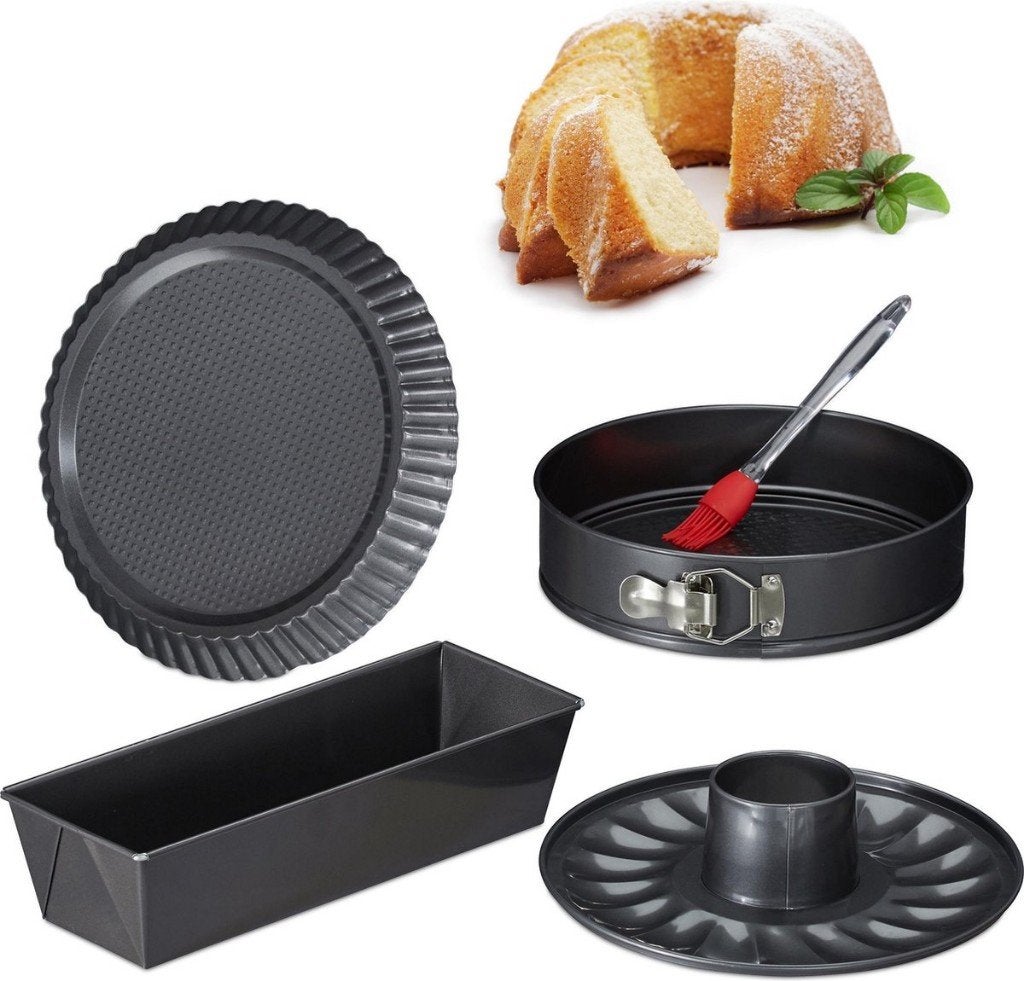 Bakvormenset, Ophalen of Verzenden, Zo goed als nieuw, Taarten of Cupcakes, Bakvorm