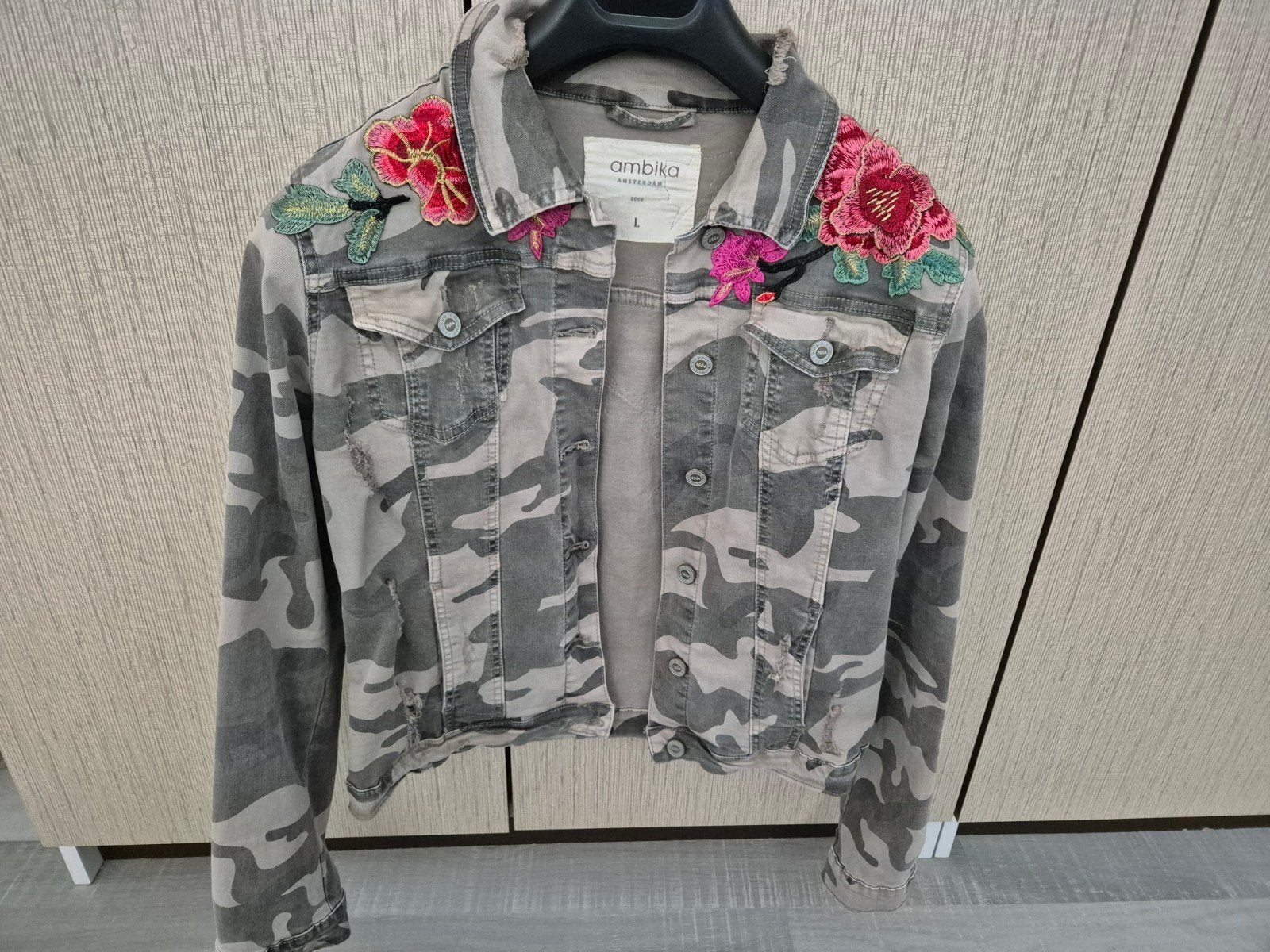 Nieuwe Mode Camouflage Spijkerjasje!, Ophalen of Verzenden, Nieuw, Maat 38/40 (M), Blauw