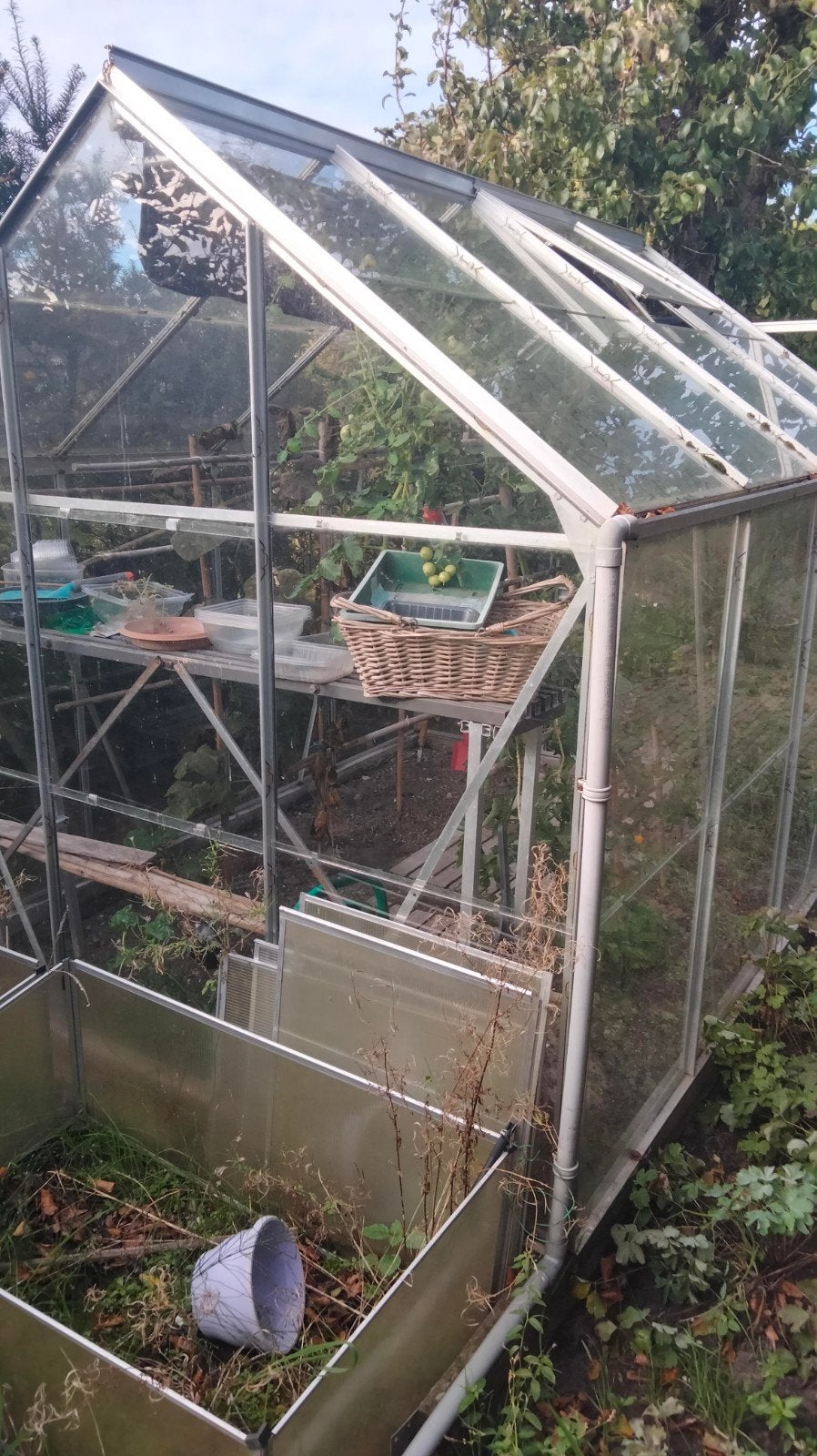 tuinkas, Tuin en Terras, Ophalen, Glas, Gebruikt, Aluminium
