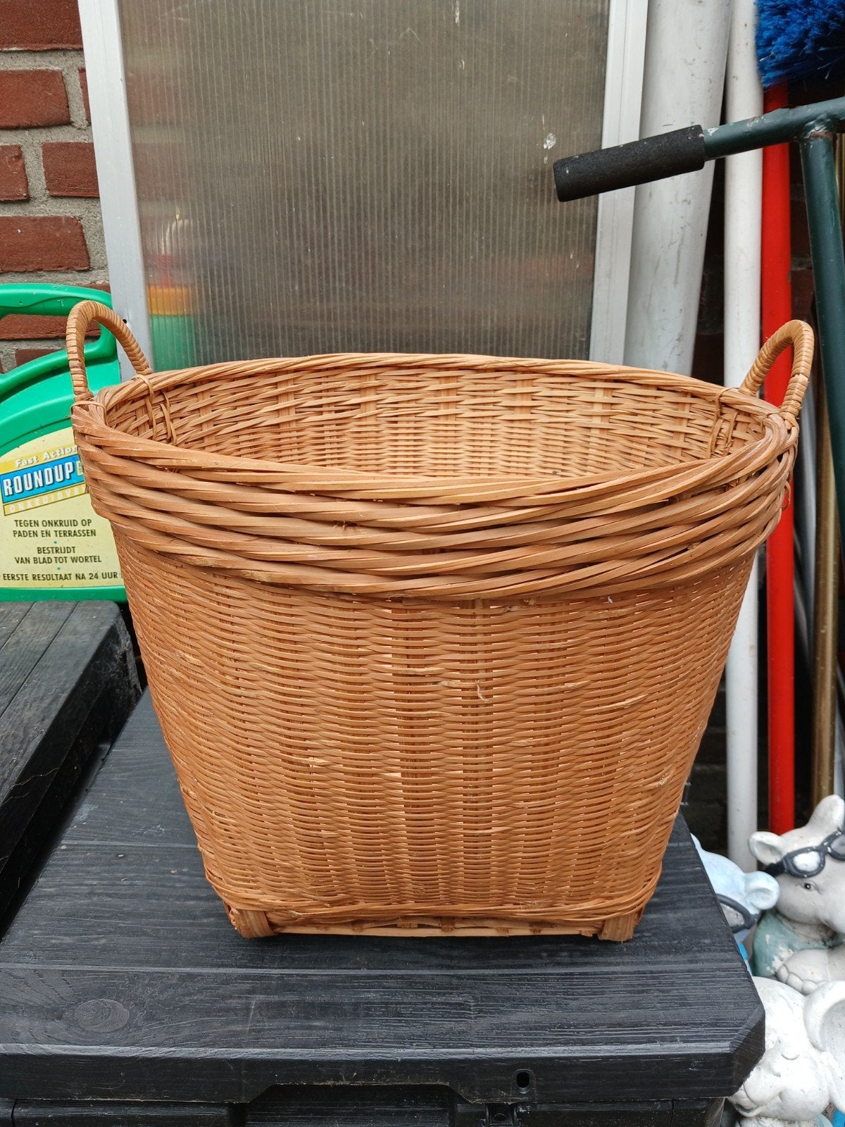 mand riet? rotan? planten bak?, Ophalen