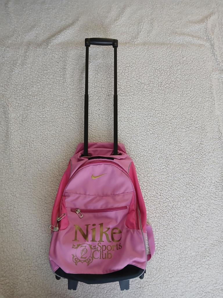 Zeer handige roze Nike rugzak / trolley, Ophalen of Verzenden, Roze, Wieltjes