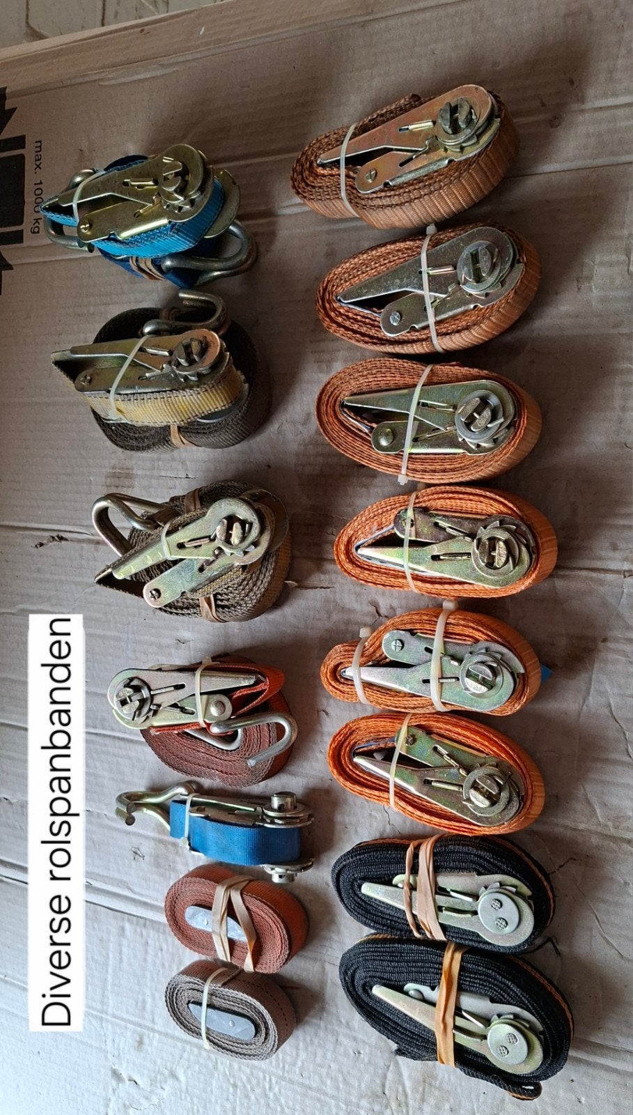 Spanband, Ophalen, Gebruikt