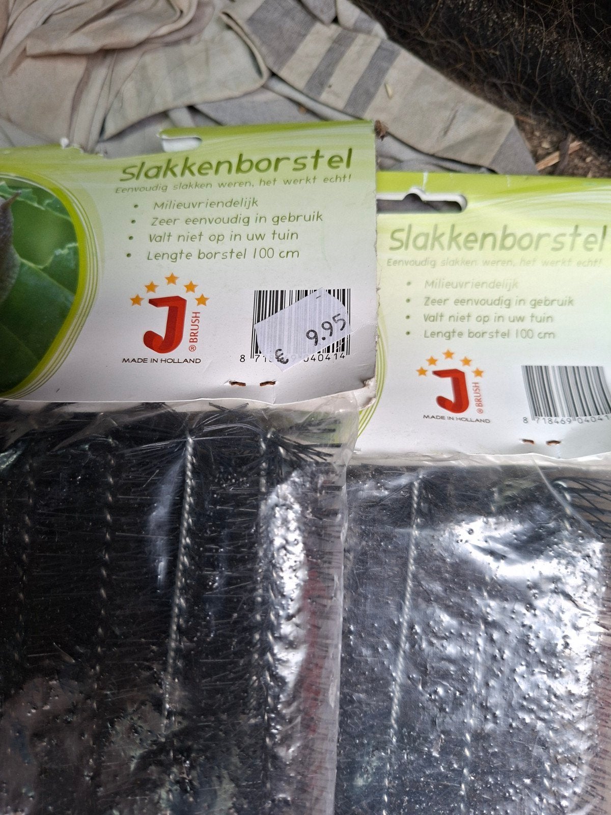 2 sets lange slakkenborstels - 100 cm, Tuin en Terras, Ophalen of Verzenden, Nieuw