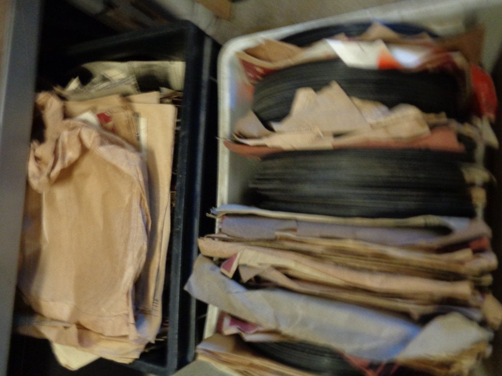 78 toeren platen, Ophalen