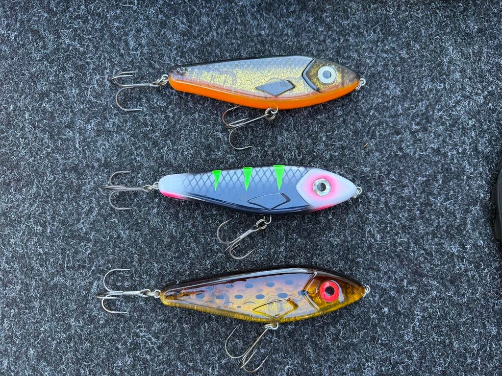 Gator Jerk 15cm jerkbait met harde ratel 3st, Watersport en Boten, Ophalen of Verzenden, Zo goed als nieuw, Overige typen