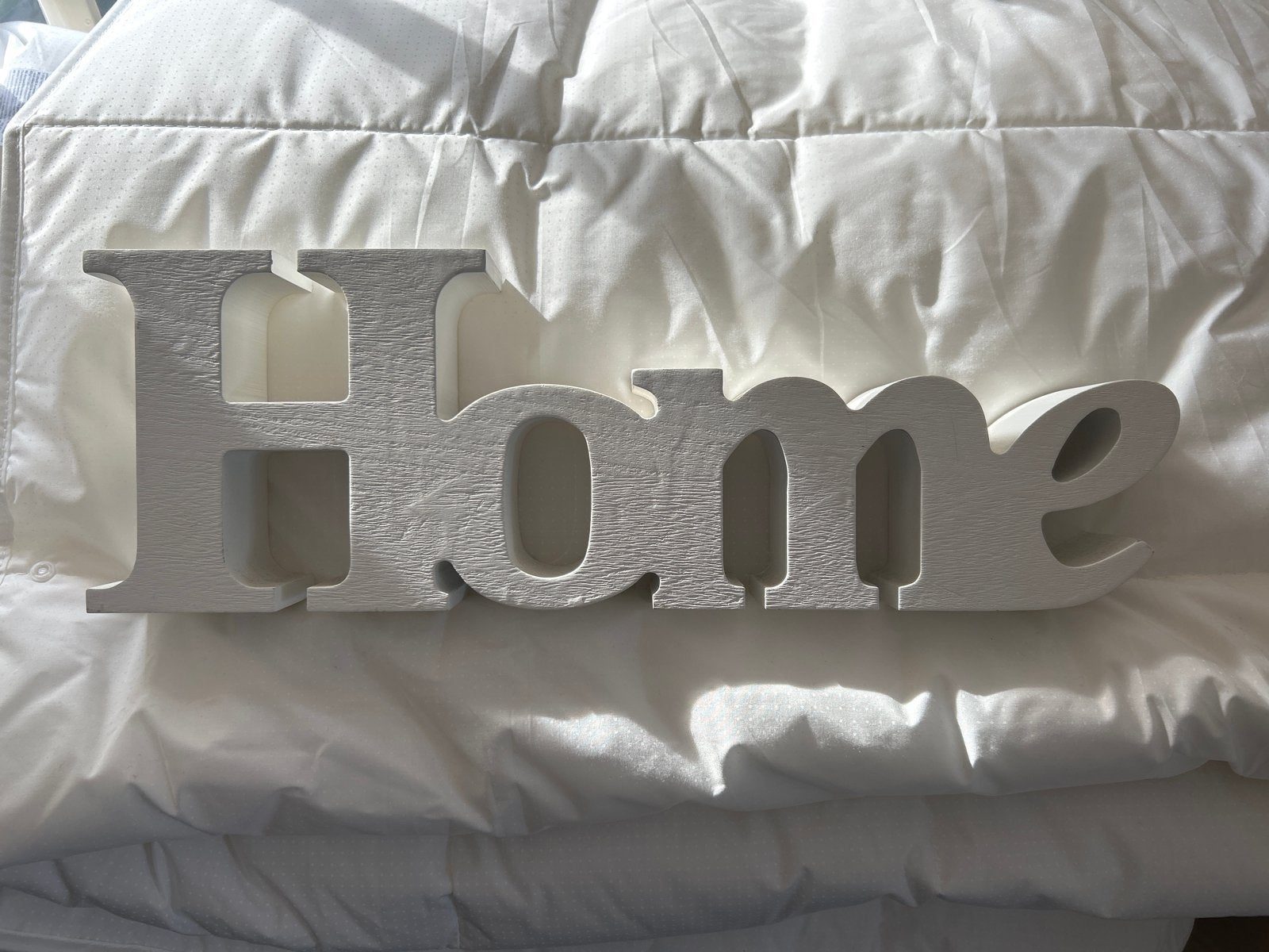 Riverdale 'Home' decoratie - Wit, zo goed als nieuw, Hout, Nieuw, Ophalen of Verzenden, Modern