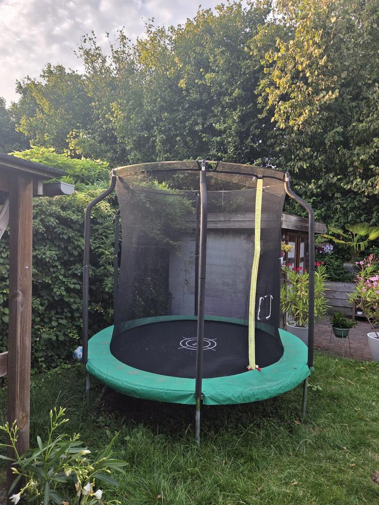 Mooie nette trampoline, Ophalen of Verzenden, Gebruikt
