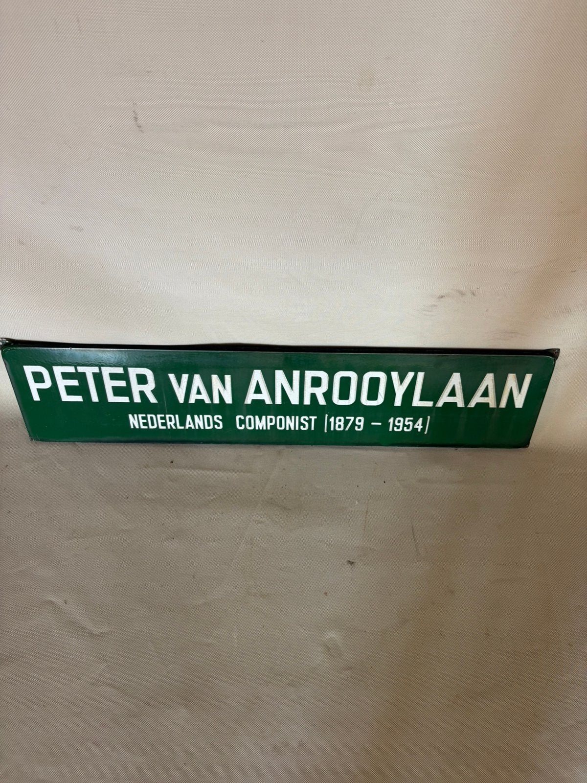 Email bord straatnaam, Verzamelen, Ophalen of Verzenden, Gebruikt, Reclamebord