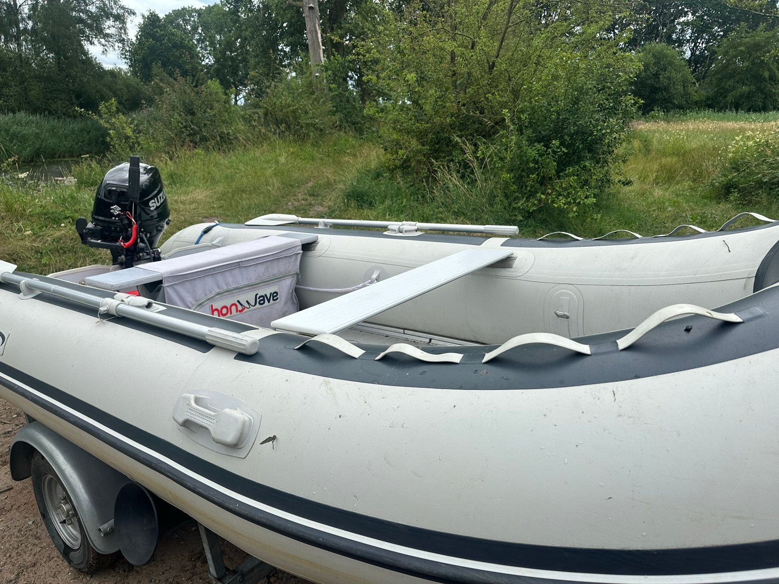 Nimarine 390 AL rubberboot met aluminium bodem mercury 4pk, Watersport en Boten, Rubberboten, Ophalen, Aluminium, 4 m, 4 pk