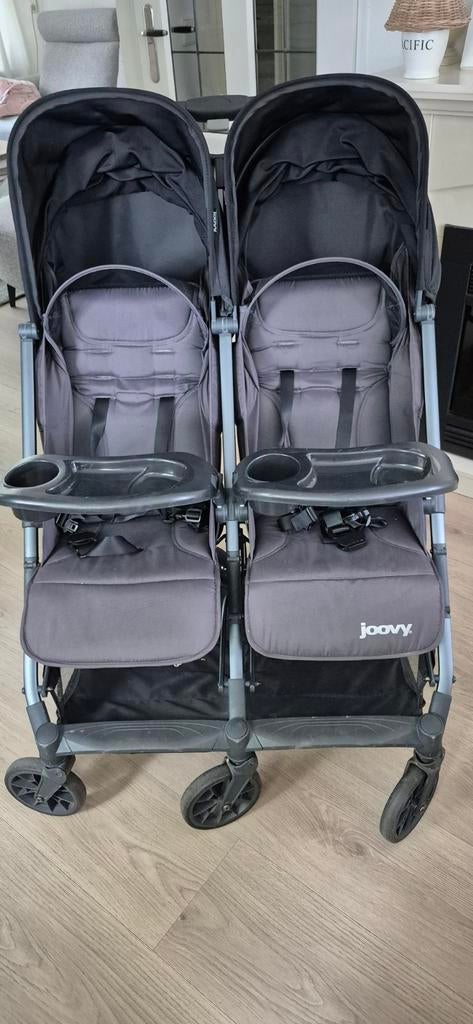 Joovy Dubbele wandelwagen - Perfect voor Tweelingen/Broers, Ophalen, Gebruikt, Overige merken, Verstelbare rugleuning